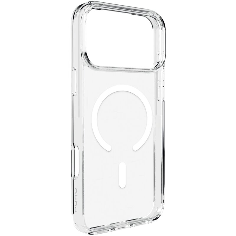 Etui PURO Lite Mag MagSafe do Apple iPhone 17 Pro Max/18 Pro Max Przezroczysto-biały