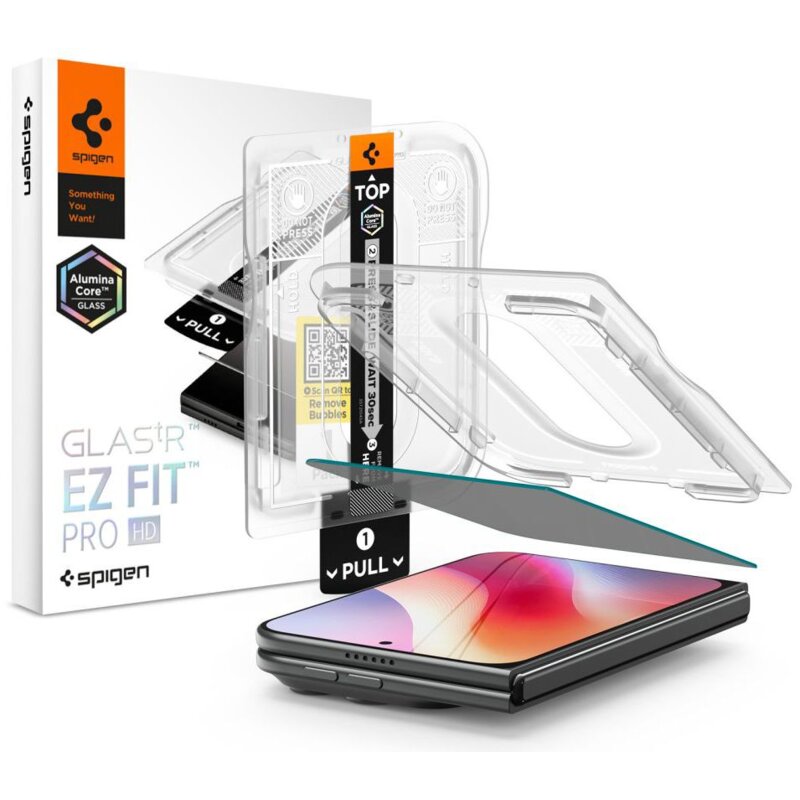Szkło prywatyzujące SPIGEN Glas.tR EZ Fit Pro AC HD Privacy do Apple iPhone Duo