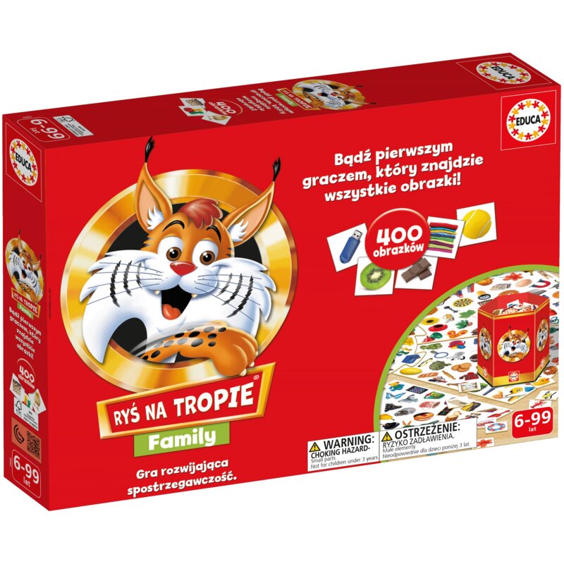 Gra logiczna TM TOYS Ryś na tropie LNX20760