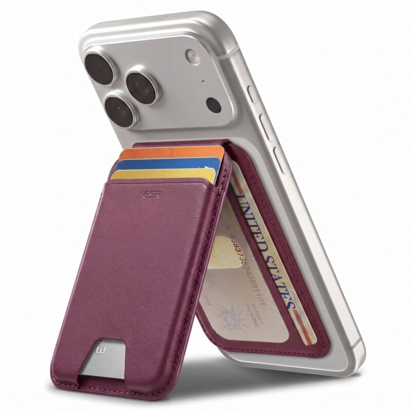 Etui portfel ESR Classic Magnetic Wallet Bordowy