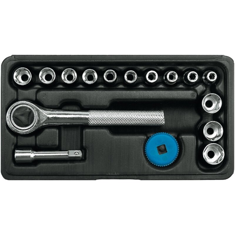 Zestaw kluczy nasadowych VOREL 58160 (16 elementów)