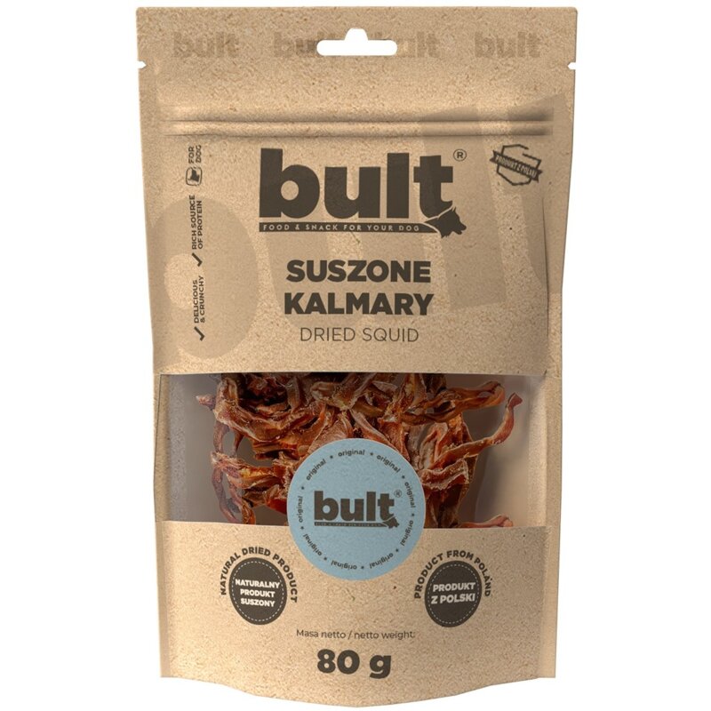 Przysmak dla psa BULT Suszone kalmary 80 g