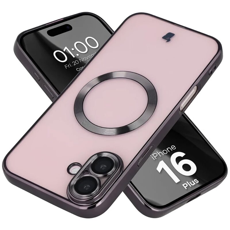 Bizon Case GuardO do iPhone 16 Plus Czarny
