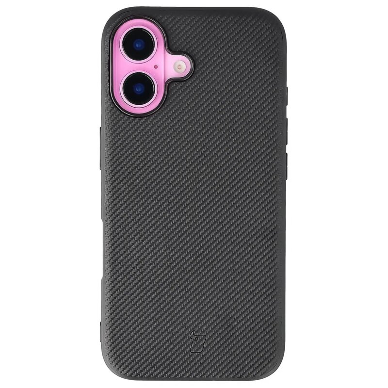 Bizon Case CarbO do iPhone 16 Czarny