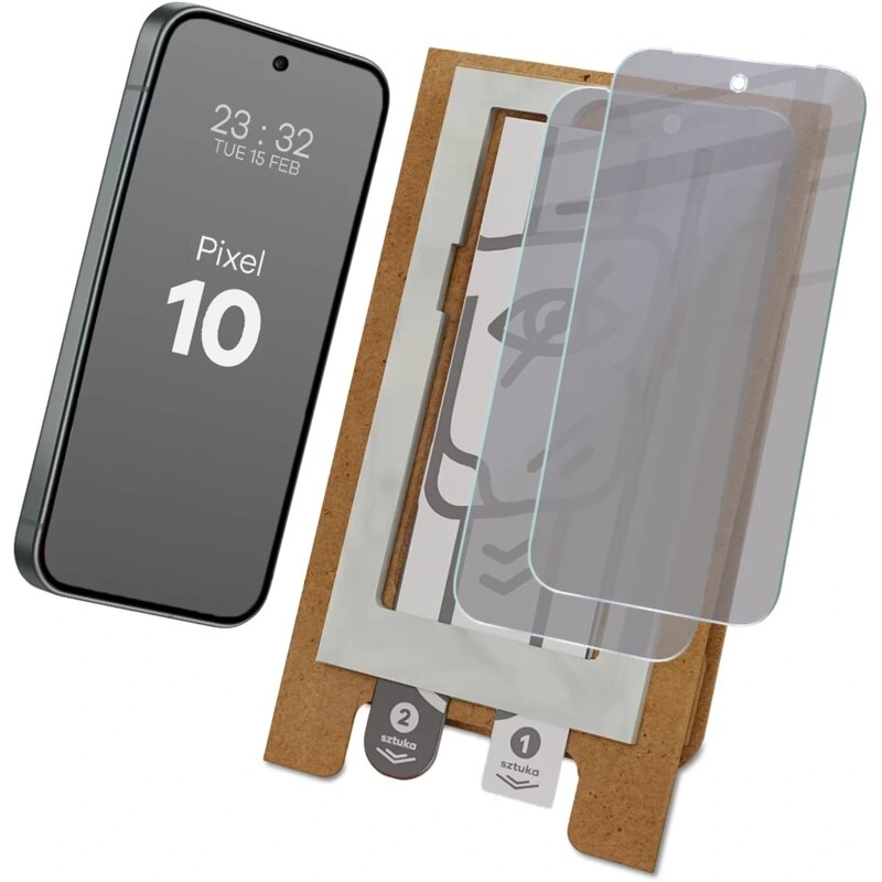Szkło hybrydowe BIZON Eplikator Hybrid Shadow do Google Pixel 10 (2 szt.)