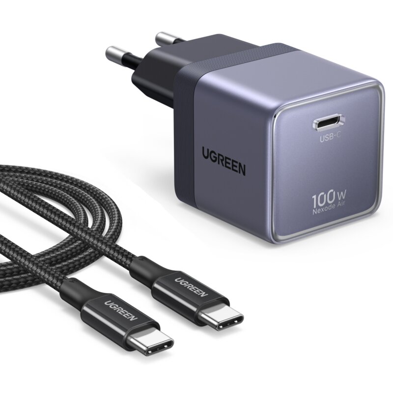 Ładowarka sieciowa UGREEN Nexode Air GaN 100W Szary ładowarka do telefonu USB-C