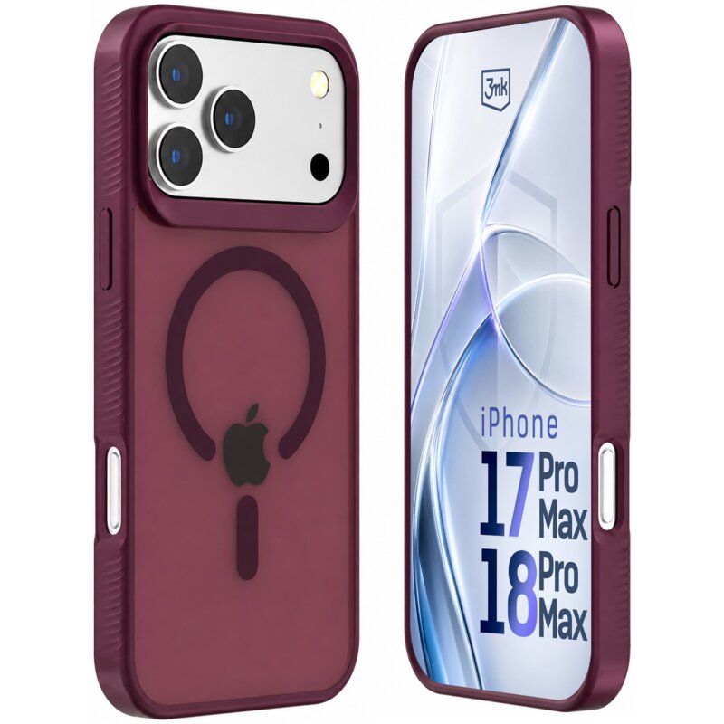 3mk Hardy Hazy MagCase do iPhone 18 Pro Max / 17 Pro Max Bordowy