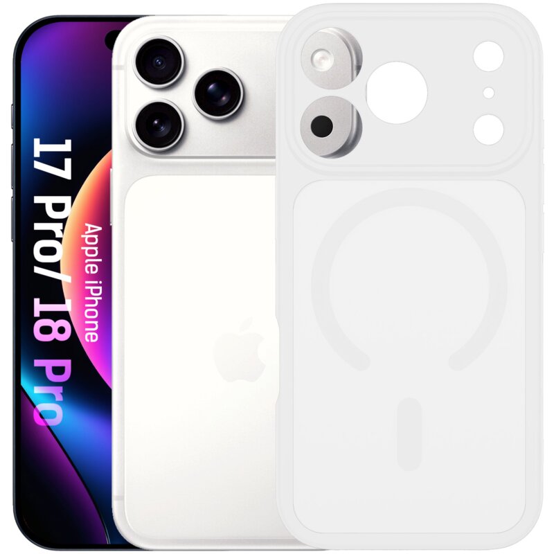 Etui XLINE Colorfull GuardX MagSafe do Apple iPhone 17 Pro/18 Pro Biały