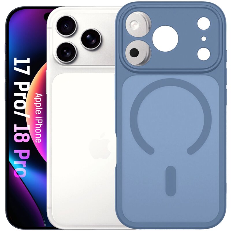 Etui XLINE Colorfull GuardX MagSafe do Apple iPhone 17 Pro/18 Pro Jasnoniebieski