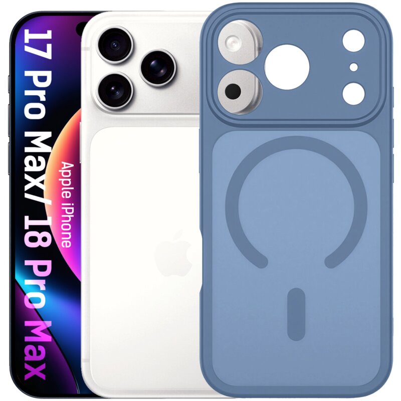 Etui XLINE Colorfull GuardX MagSafe do Apple iPhone 17 Pro Max/18 Pro Max Jasnoniebieski