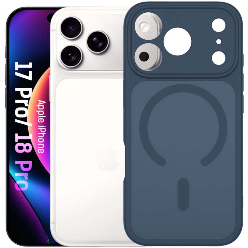 Etui XLINE Colorfull GuardX MagSafe do Apple iPhone 17 Pro/18 Pro Niebieski