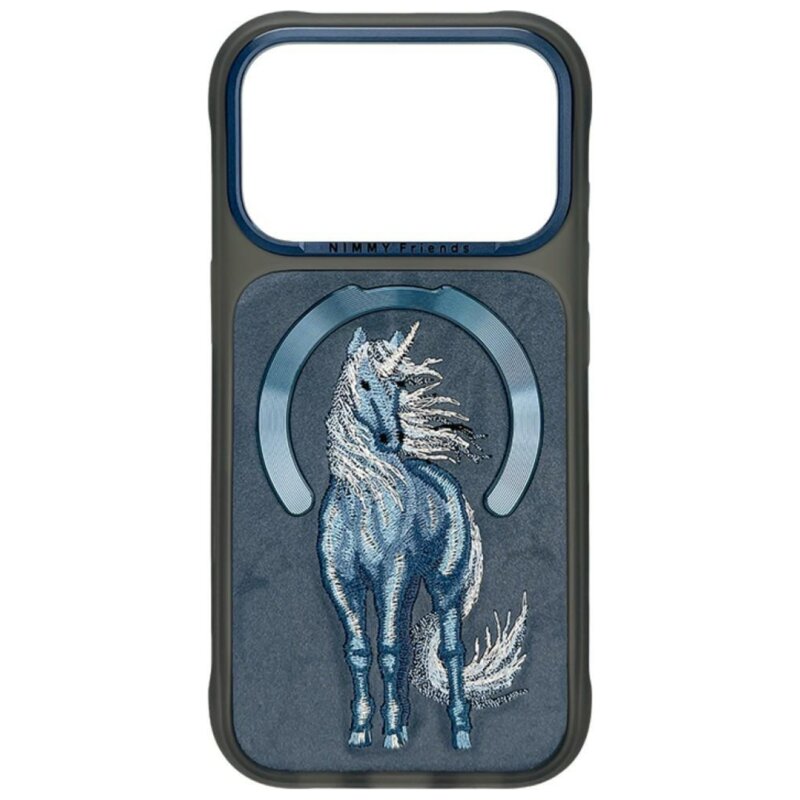 Etui NIMMY Magnetic Fantasy Animal MagSafe do Apple iPhone 17 Pro/18 Pro Niebieski