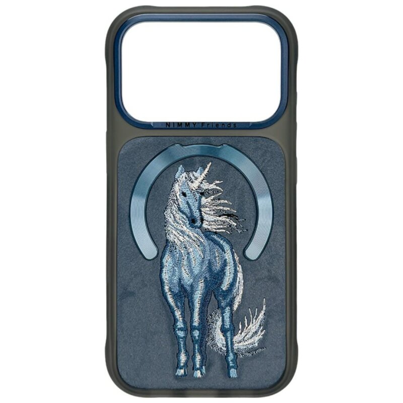 Etui NIMMY Magnetic Fantasy Animal MagSafe do Apple iPhone 17 Pro Max/18 Pro Max Niebieski