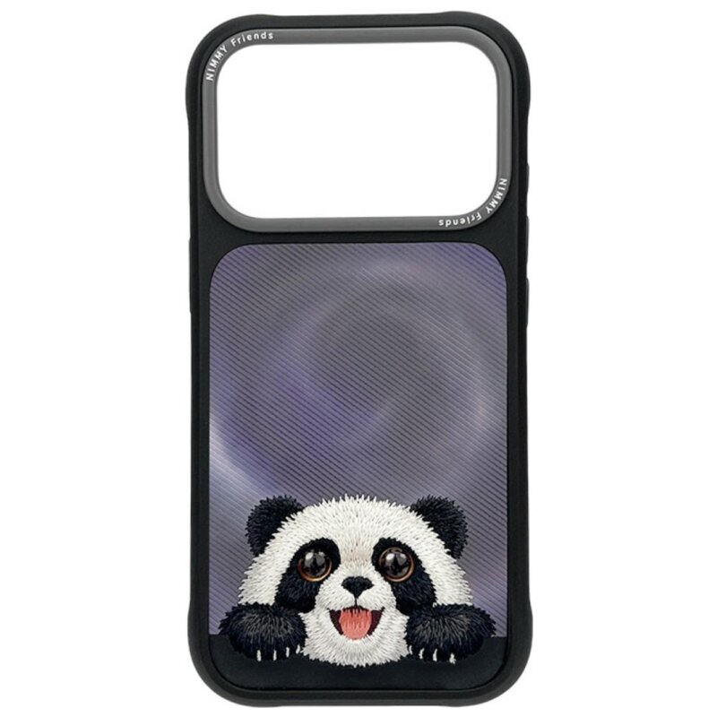 Etui NIMMY Big Eye Lying Giant Panda do Apple iPhone 17 Pro Max/18 Pro Max Czarny