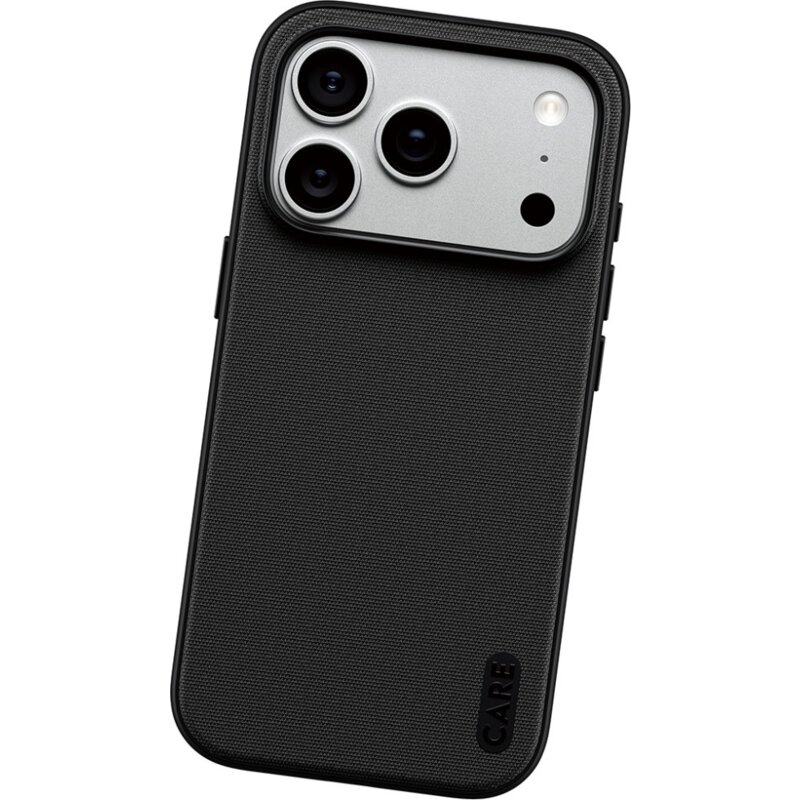 Etui PANZERGLASS Care Fusion Fabric MagSafe do Apple iPhone 17 Pro/18 Pro Czarny