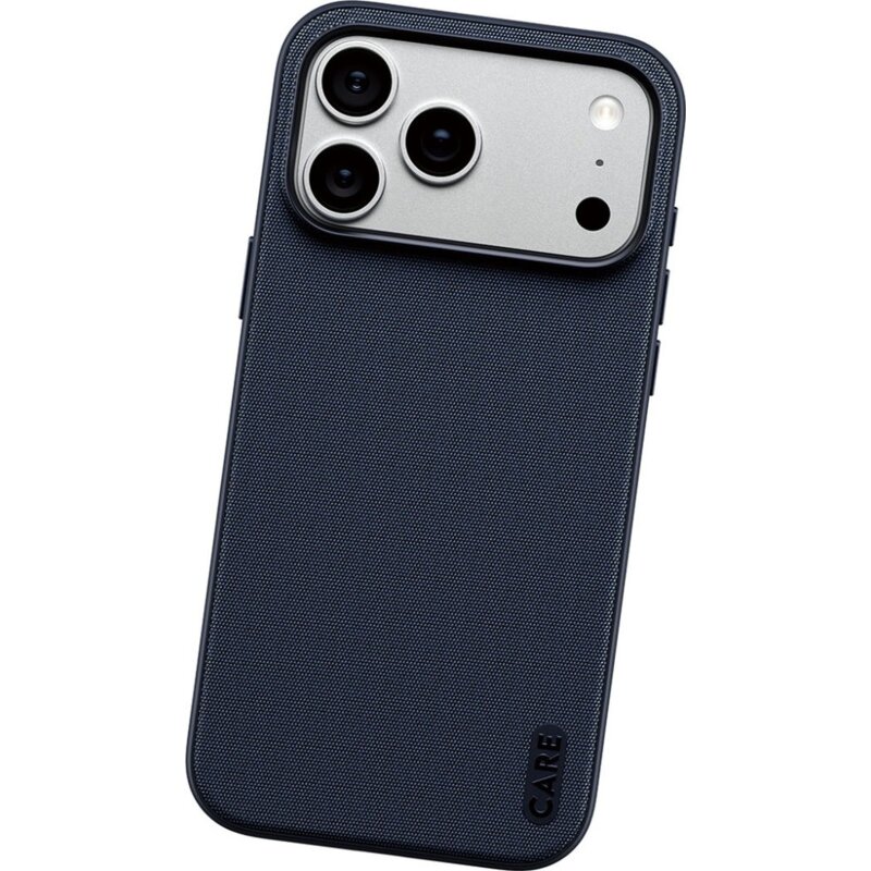 Etui PANZERGLASS Care Fusion Fabric MagSafe do Apple iPhone 17 Pro Max/18 Pro Max Niebieski