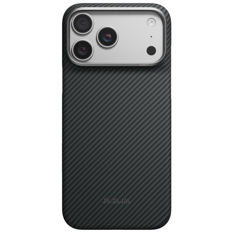 Etui PITAKA Edge Case MagSafe do Apple iPhone 17 Pro Max/18 Pro Max Czarno-szary