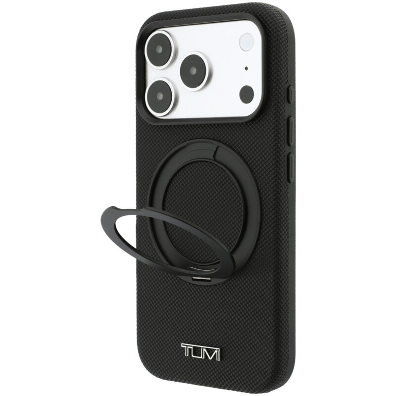 Etui TUMI Ballistic with Ring Stand MagSafe do Apple iPhone 17 Pro Max/18 Pro Max Czarny
