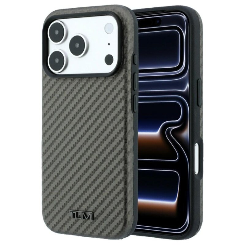 Etui TUMI Carbon Magsafe do Apple iPhone 17 Pro Max/18 Pro Max Antracytowy