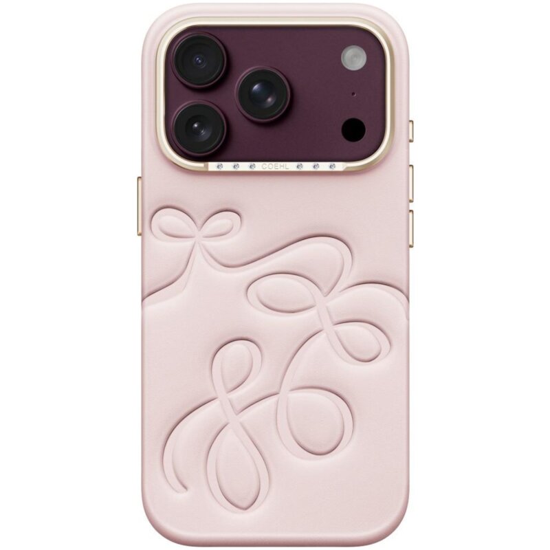 Etui UNIQ Coehl Cloude Magnetic Charging do Apple iPhone 17 Pro/18 Pro Różowy