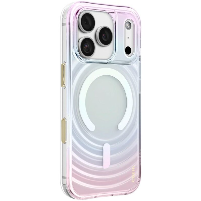 Etui UNIQ Coehl Vela Magnetic Charging do Apple iPhone 17 Pro/18 Pro Opal