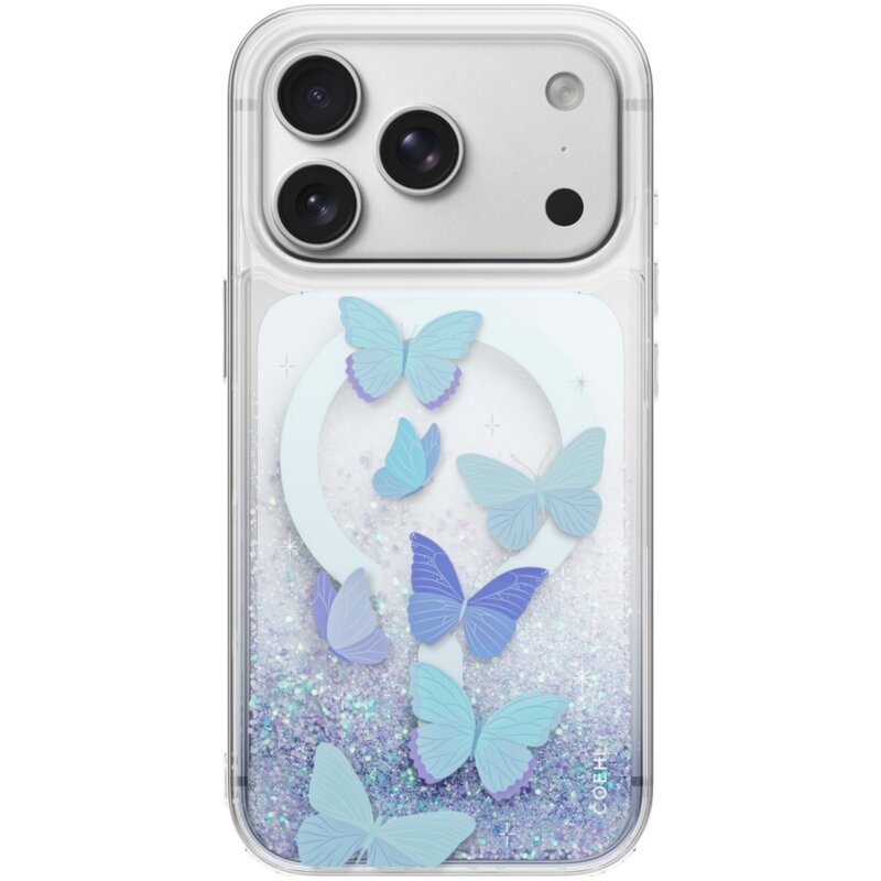 Etui UNIQ Coehl Aria Magnetic Charging do Apple iPhone 17 Pro/18 Pro Niebieski