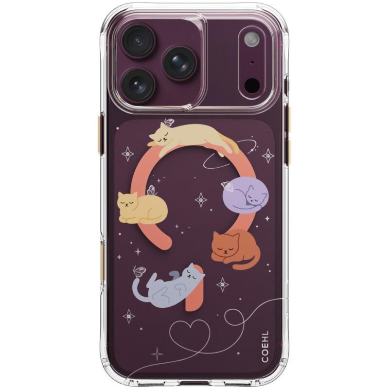 Etui UNIQ Coehl Elysia Magnetic Charging do Apple iPhone 17 Pro Max/18 Pro Max Przezroczysty
