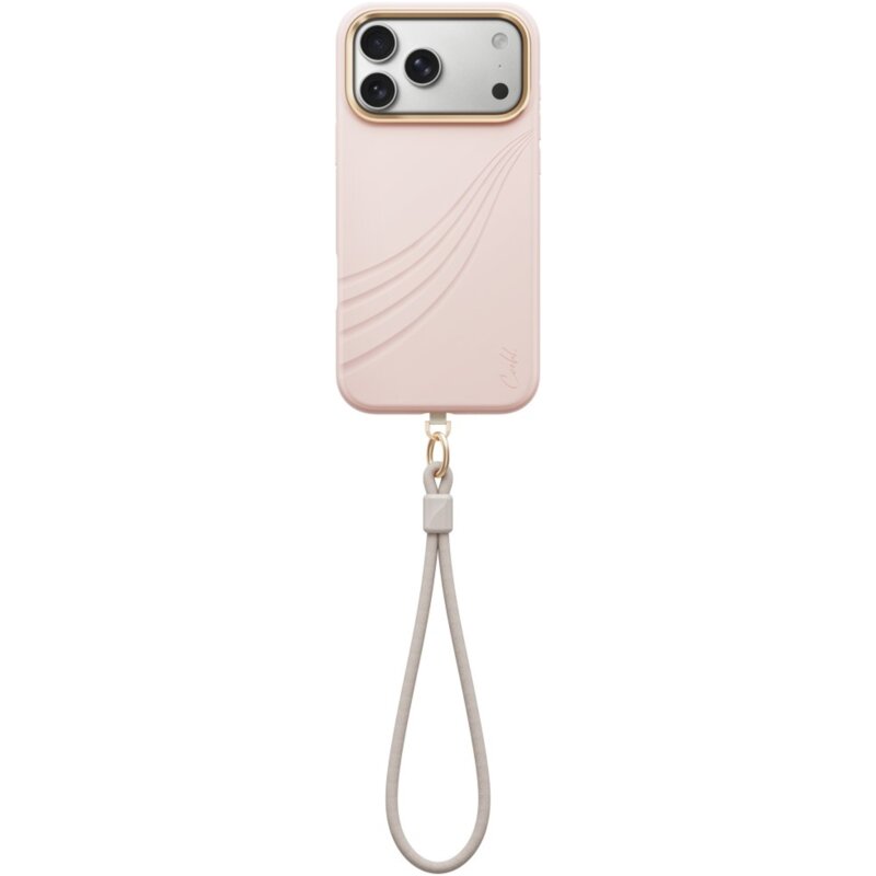 Etui UNIQ Coehl Serina Magnetic Charging do Apple iPhone 17 Pro Max/18 Pro Max Różowy + Smycz