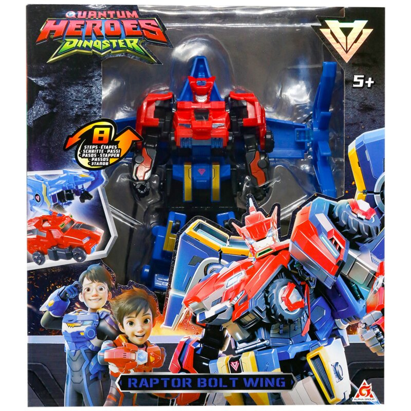 Figurka DINOSTER Robot Transformer Raptor-Grotolot EU580813