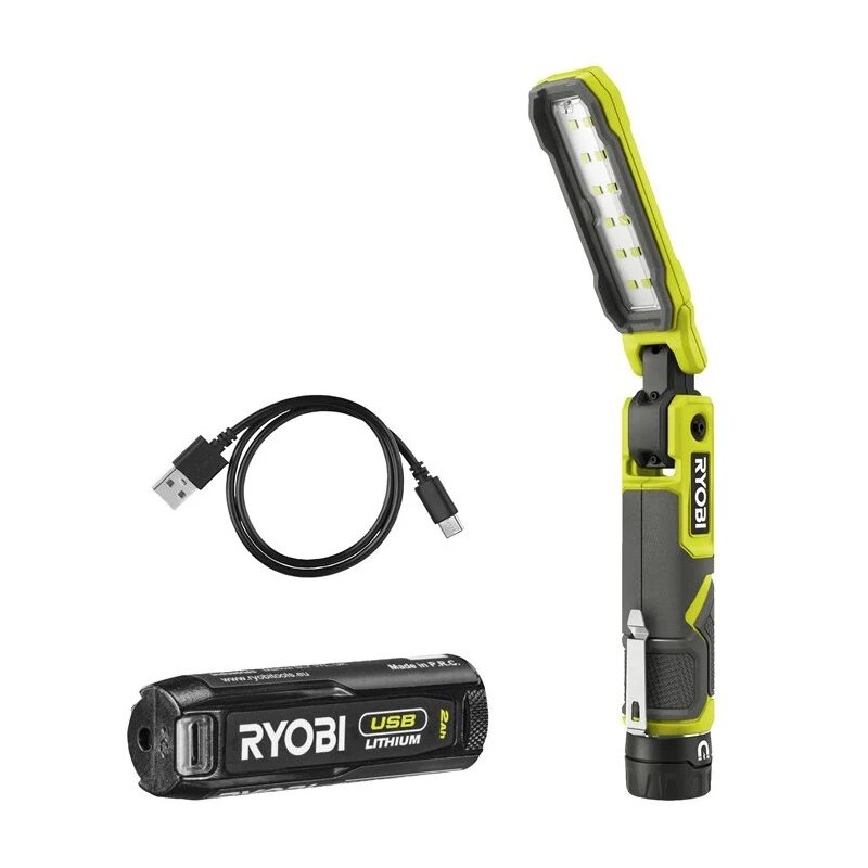 Lampa 4V USB Lithium z akumulatorem 2.0Ah i kablem do ładowania