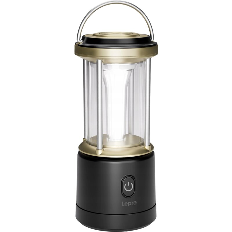 Lampa kempingowa LEPRO 330043-BK