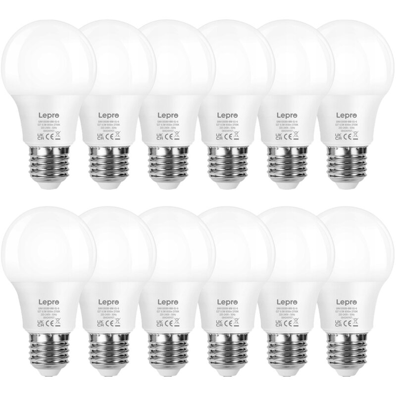 Żarówka LED LEPRO 100089-WW-EU-12 E27 A60 8,5W (12 szt.)