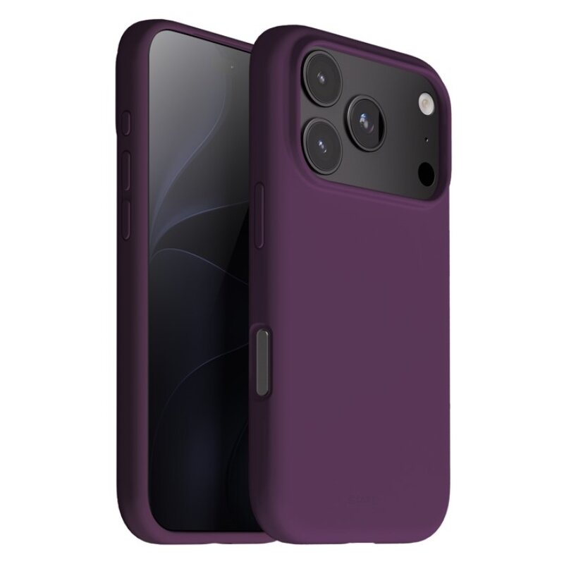 Crong Color Cover Magnetic z MagSafe do iPhone 18 Pro / 17 Pro Śliwkowy
