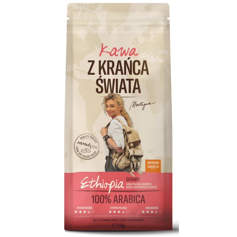 Kawa ziarnista ASTRA Kawa z Końca Świata Etiopia 1 kg