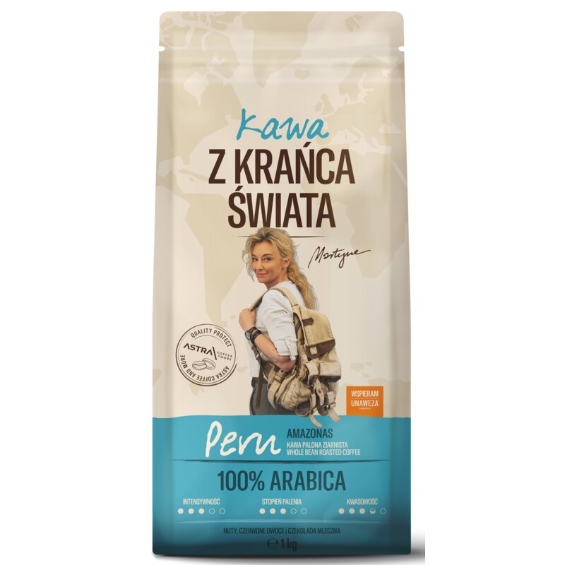 Kawa ziarnista ASTRA Kawa z Końca Świata Peru 1 kg