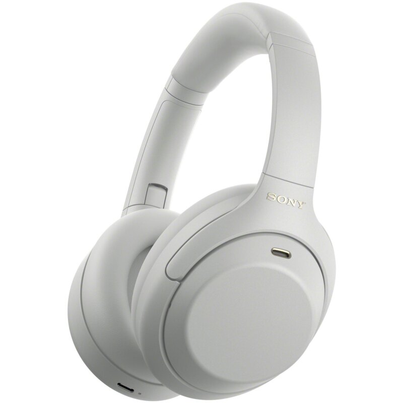 Sony WH-1000XM4C ANC Nauszne Bluetooth 6.0 Srebrny