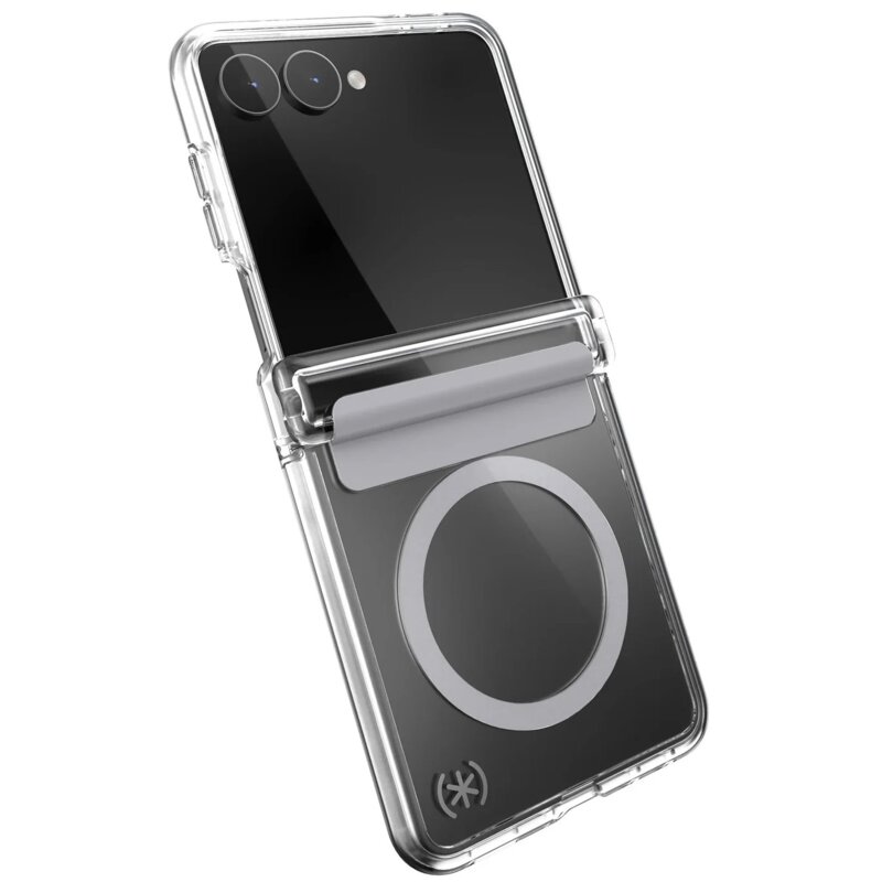 Etui SPECK Presidio Perfect-Clear Magnet MagSafe do Samsung Galaxy Z Flip 8 Przezroczysty