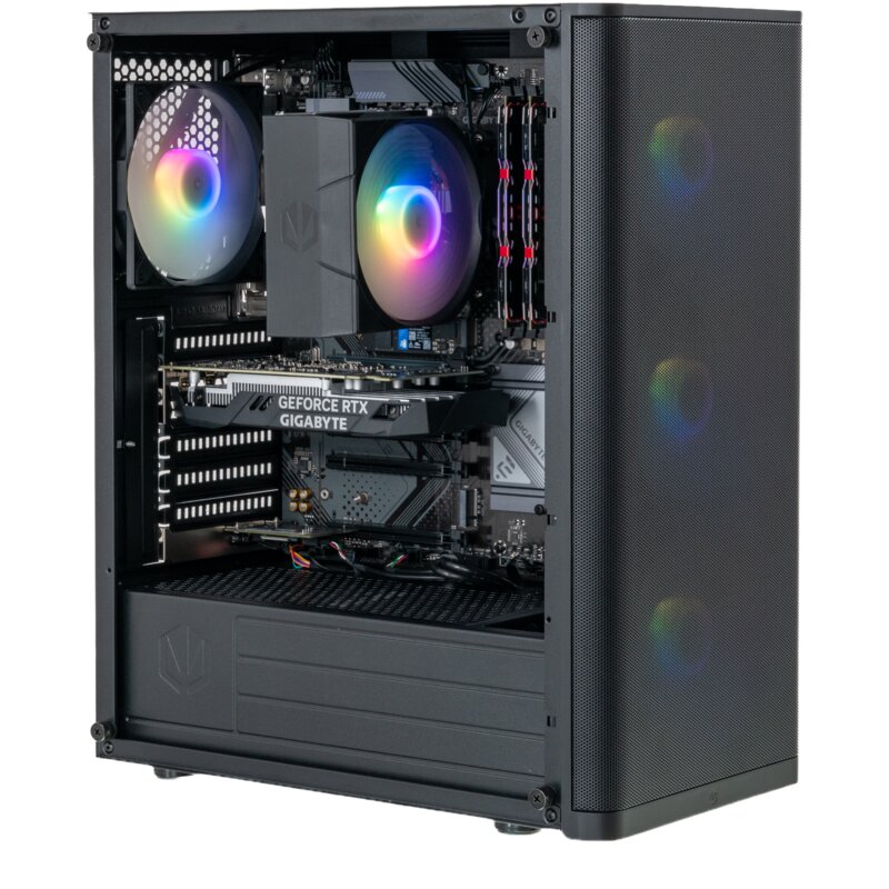 Komputer MAD DOG VENTUM200ARGB-A02WR16WH R5-5500 16GB RAM 1TB SSD GeForce RTX3050 Wi-Fi Windows 11 Home