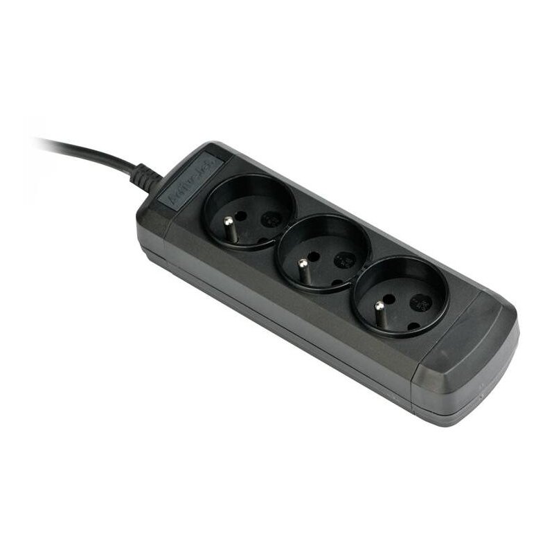 Przedłużacz ACTIVEJET 3GNU 1.5 m Czarny