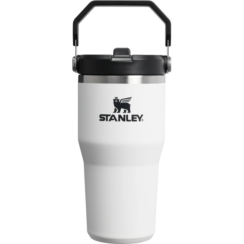 Kubek termiczny STANLEY The IceFlow Flip Straw Tumbler Biały 590 ml