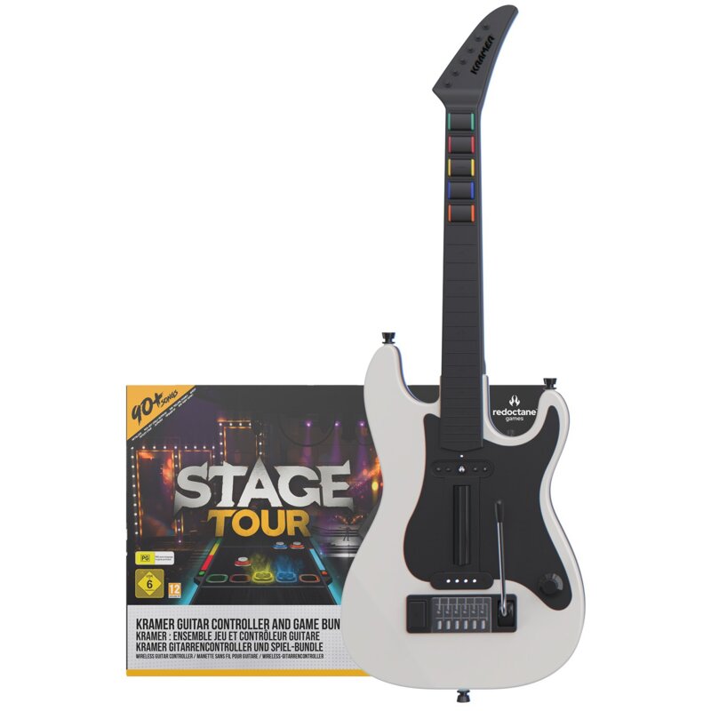 Stage Tour Gra PC + kontroler gitarowy Kramer