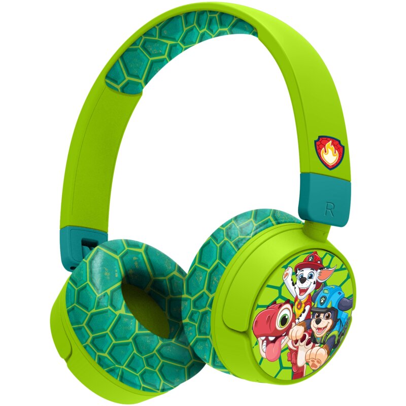 OTL Technologies Paw Patrol: The Dino Movie Wireless Dla Dzieci Nauszne Zielony