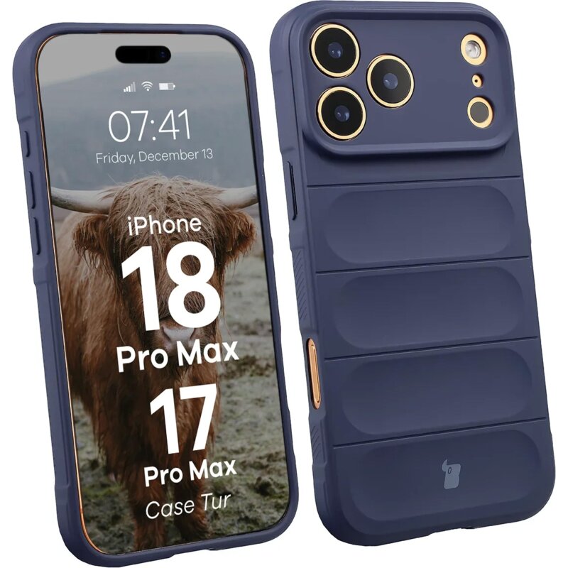 Bizon Tur do Apple iPhone 17 Pro Max Granatowy