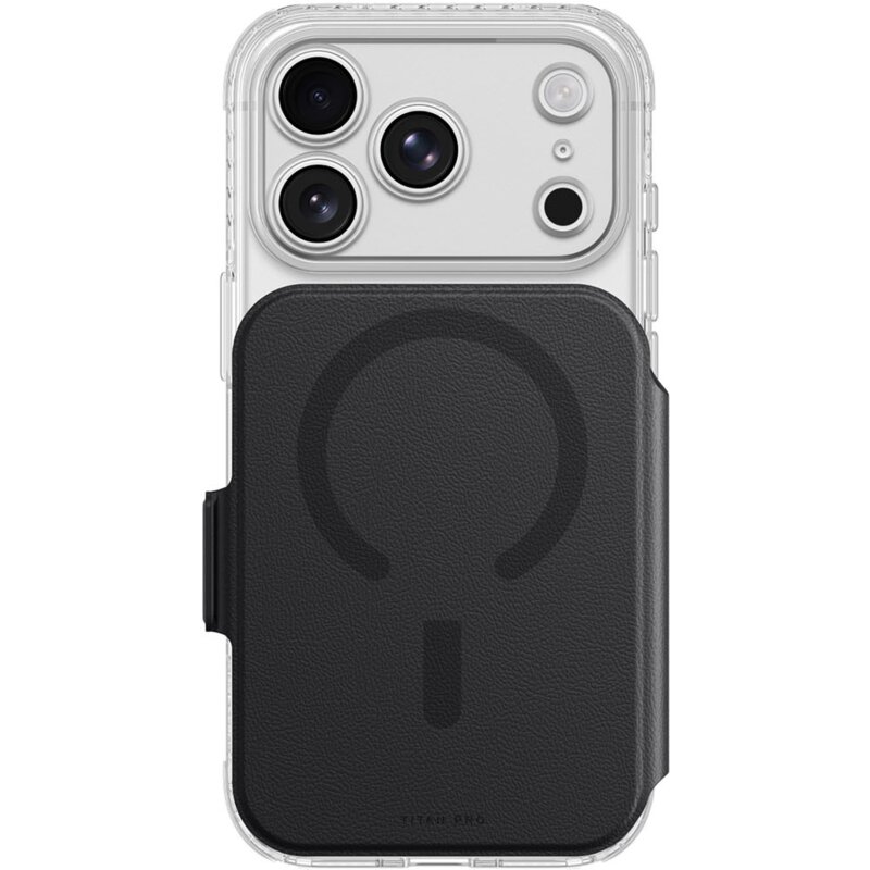 Etui AMAZINGTHING Titan Pro Lens Flip Set MagSafe do Apple iPhone 18 Pro Max Czarny