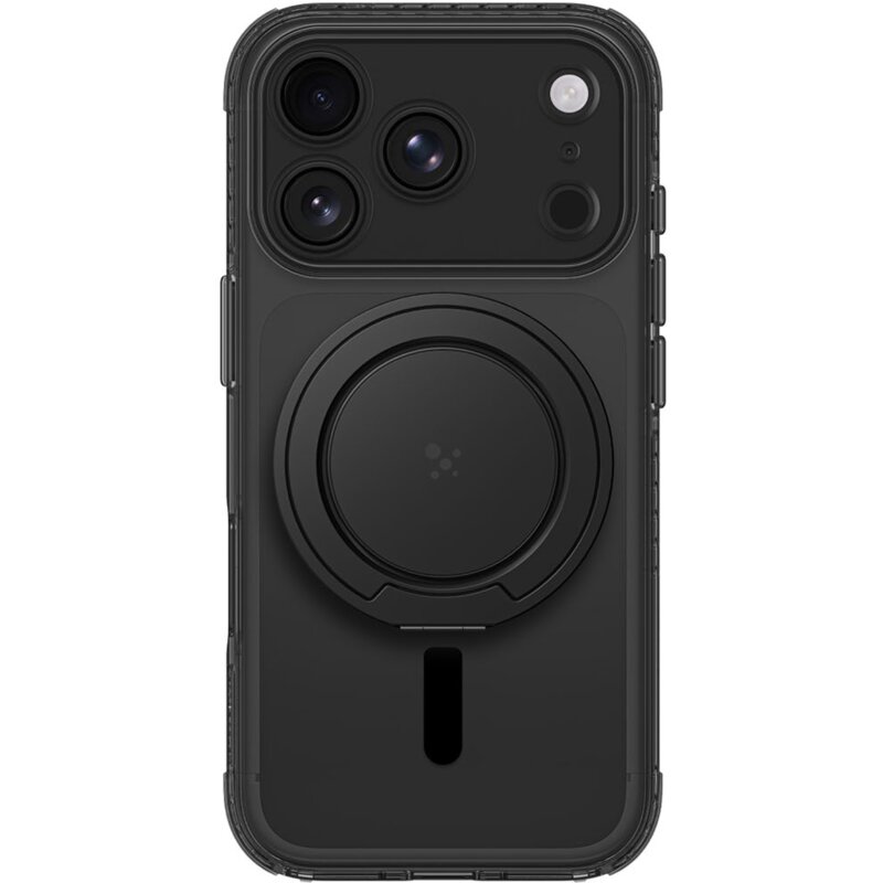 Etui AMAZINGTHING Titan Pro Pop Lens do Apple iPhone 18 Pro Przezroczysto-czarny
