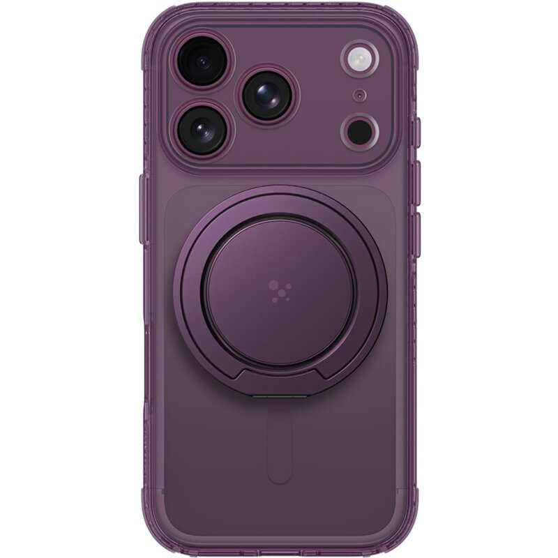 Etui AMAZINGTHING Titan Pro Pop Lens do Apple iPhone 18 Pro Przezroczysto-fioletowy