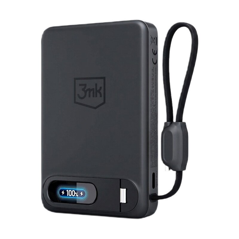 Powerbank 3MK Genesis MagSafe 10000 mAh 25W Czarny