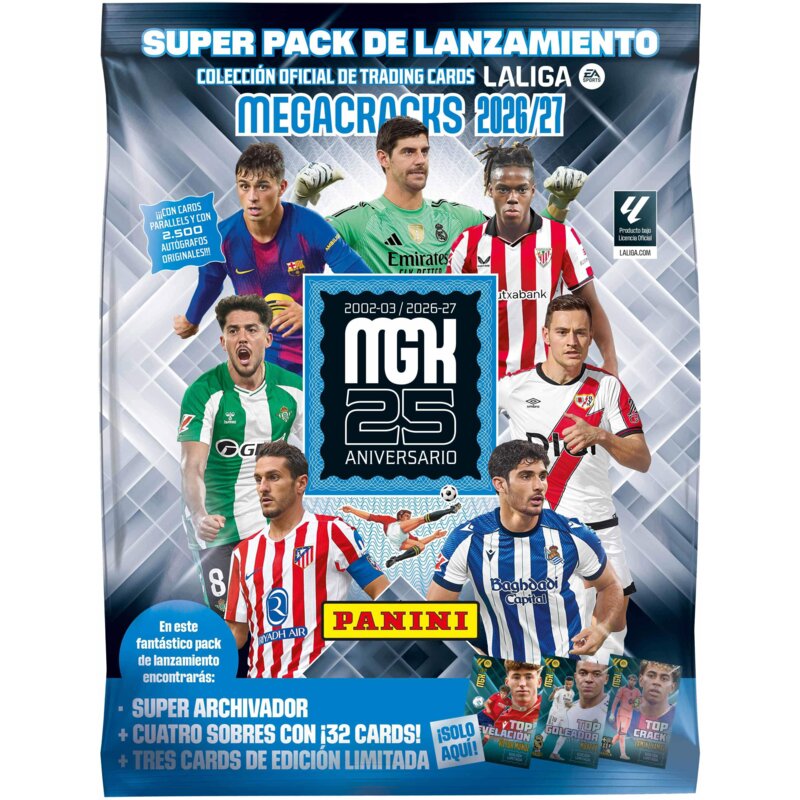 Karty PANINI Megacracks 2026/27 La Liga Sports Mega pack