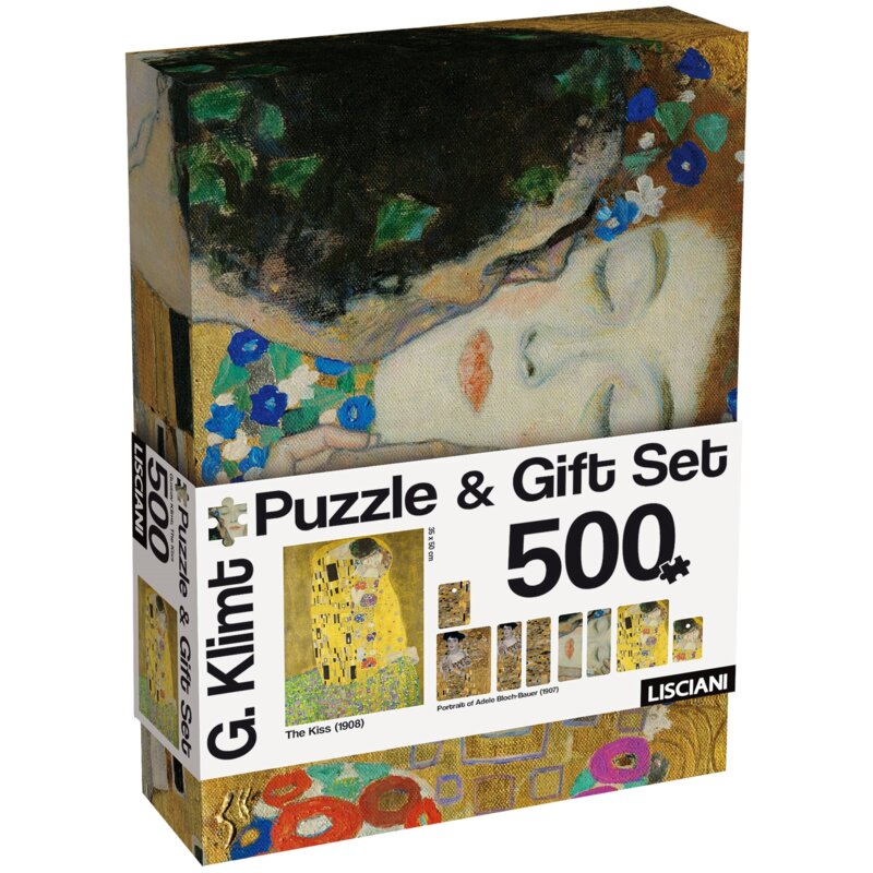 Puzzle LISCIANI Adults Klimt Zestaw podarunkowy 304-120673 (500 elementów)