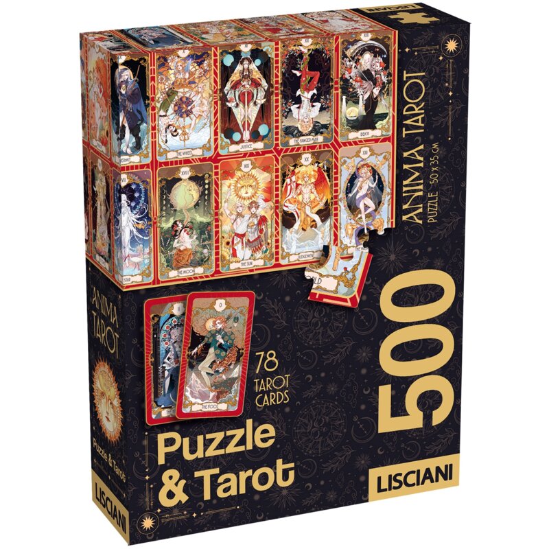 Puzzle LISCIANI Adults Karty Tarota Anima 304-120680 (500 elementów)